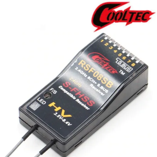 Cooltech RSF08SB 2.4G S-FHSS S.BUS compatible Futaba 8ch full range Receiver RSF08SB