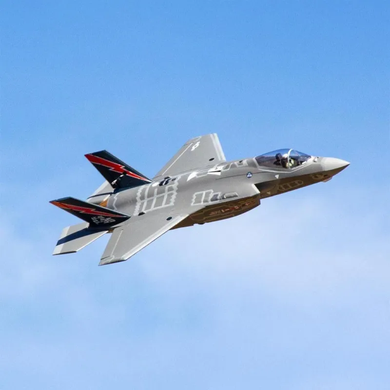 Avion électrique radiocommandé F-35 LIGHTNING II V3 70mm EDF PNP