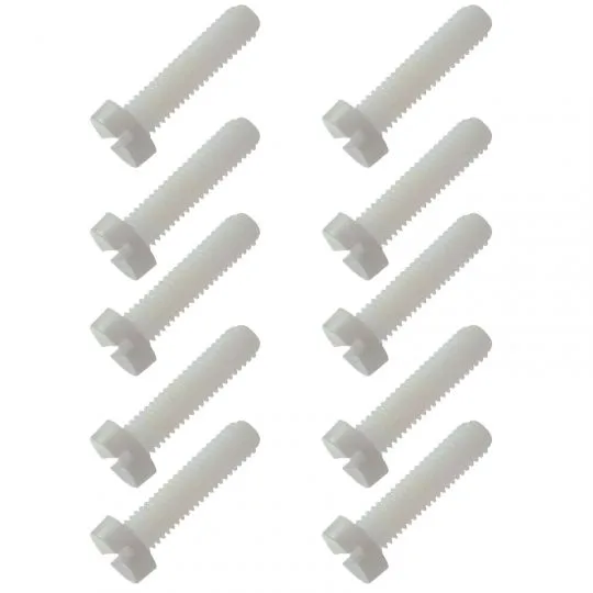 VIS nylon tete plate M4x40mm 10 PCS