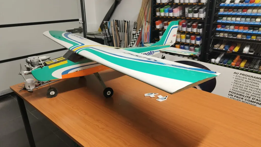 calmato complet avion de debut