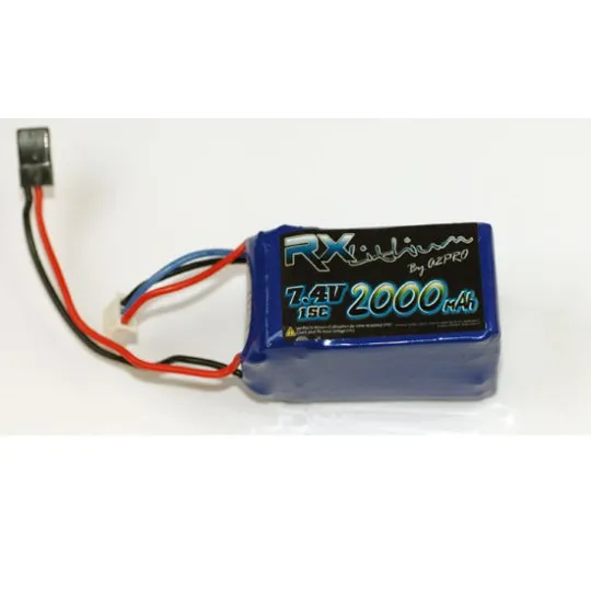 PACK Rx LiPo 7.4V/2000mAh JR