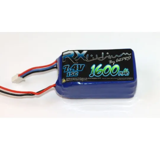PACK Rx LiPo 7.4V/1600mAh JR