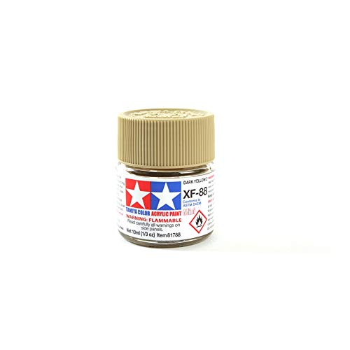 Tamiya Acrylic Mini XF-88 Dark Yellow 2 (German Army) 10mL Paint 81788