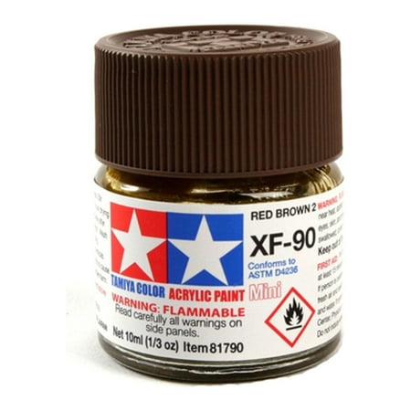 Tamiya Acrylic Mini XF-90 Red Brown 2 (German Army) 10mL Paint 81790