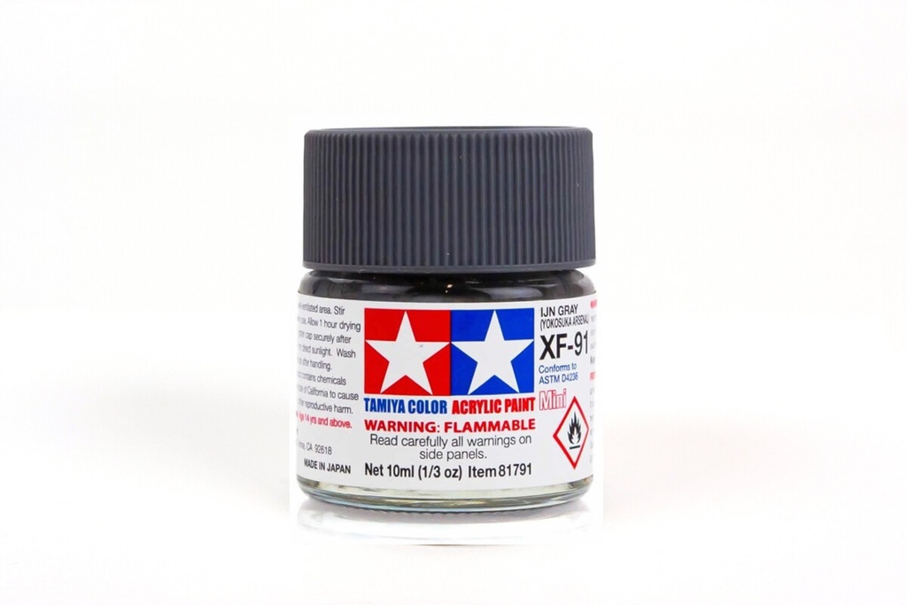 Tamiya XF Series Flat Acrylic Mini Paint 10ml Small Bottle
