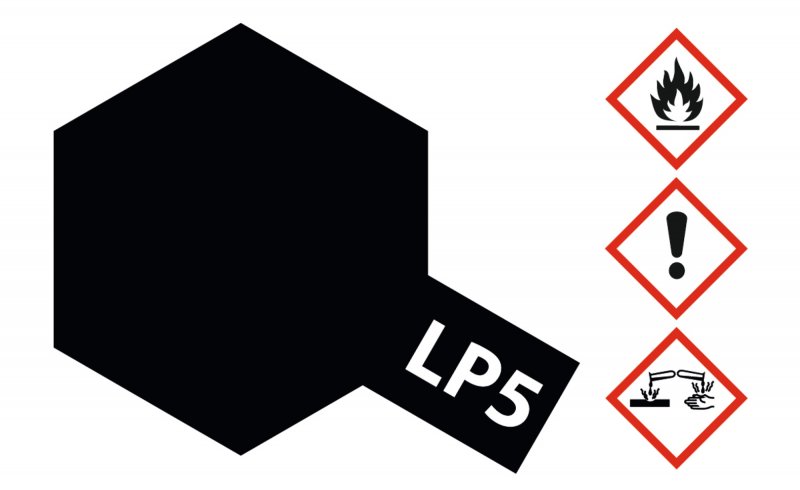 LP-5 Schwarz Seidenmatt [10ml]
