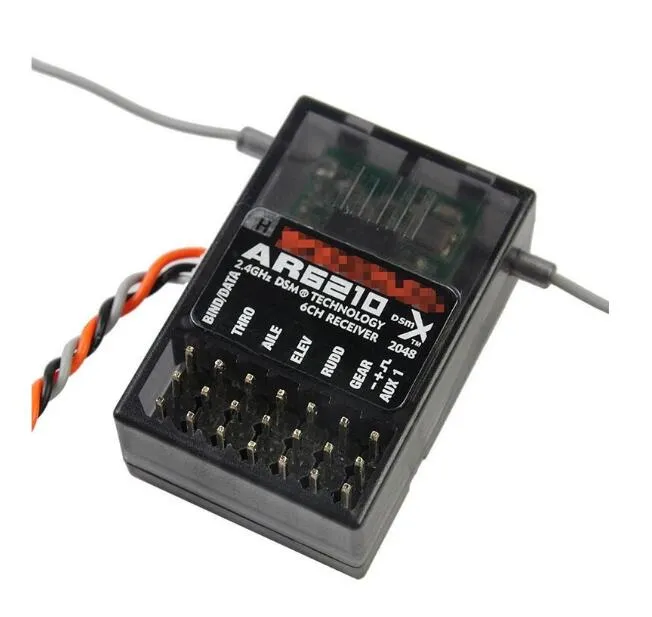 Récepteur 2.4GHz 6CH, prise en charge DSM2 DSMX pour émetteur Spektrum AR6210 JR
